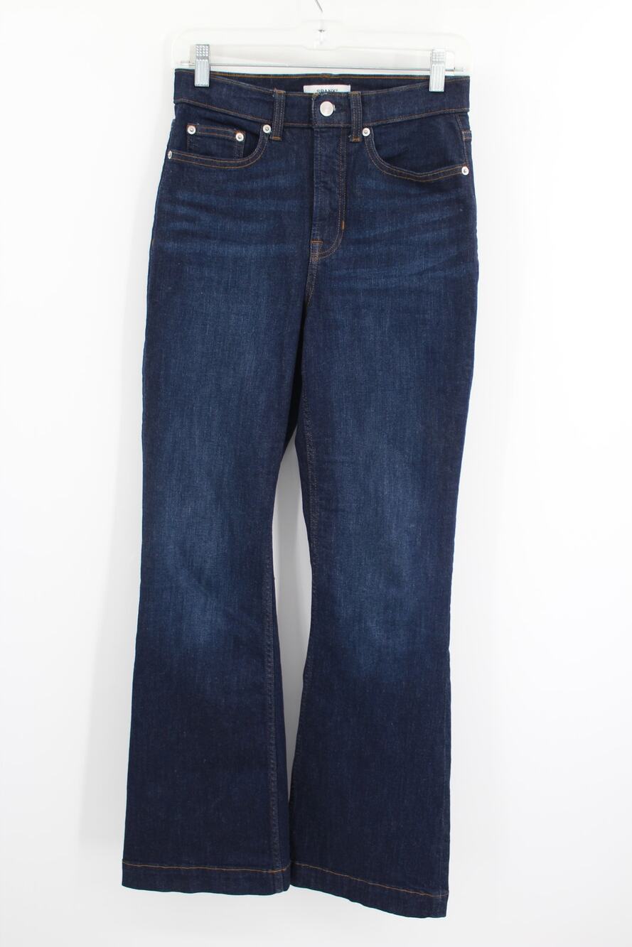 Spanx SPANXsculpt ReDefine Flare Jeans Dark Wash Denim 21269R Size